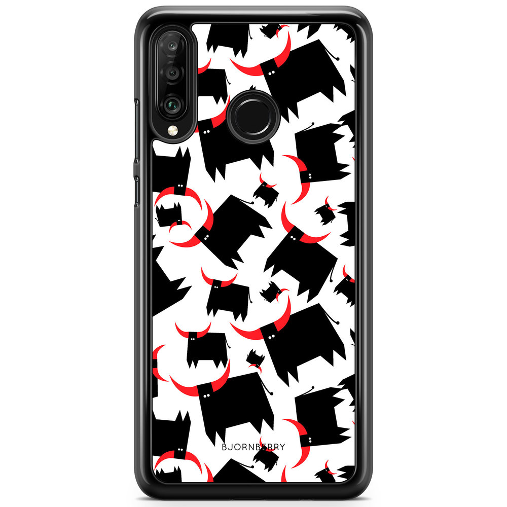 Huawei P30 Lite Case - Bull Red Horns