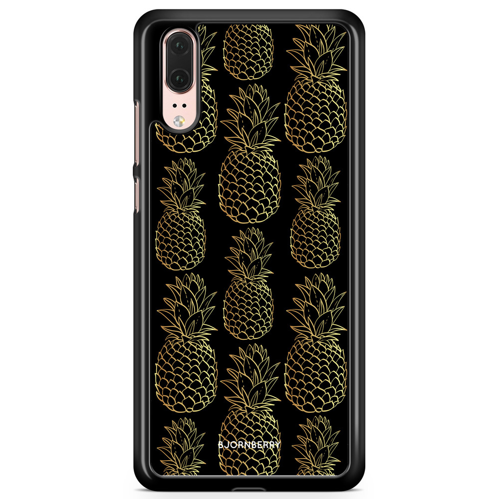 Huawei P20 Case - Gold Pineapples