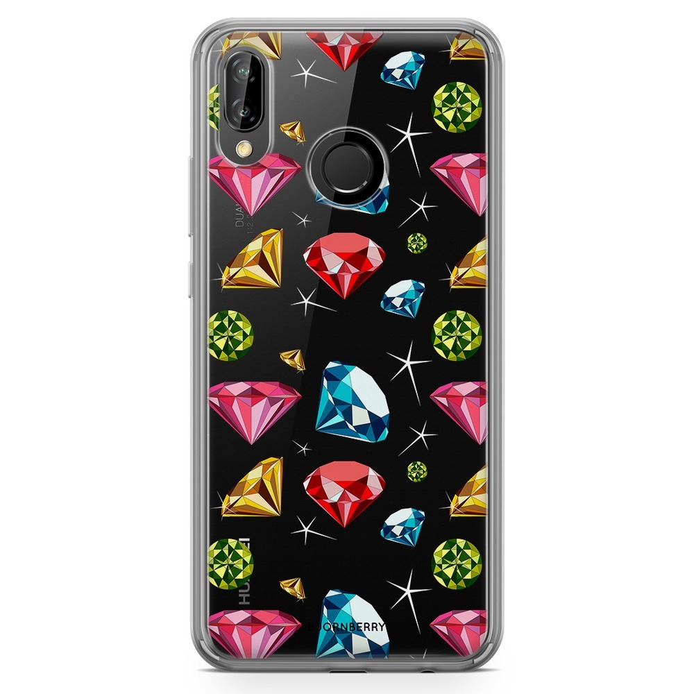 Huawei P20 Lite Fashion Case - Diamond Pattern