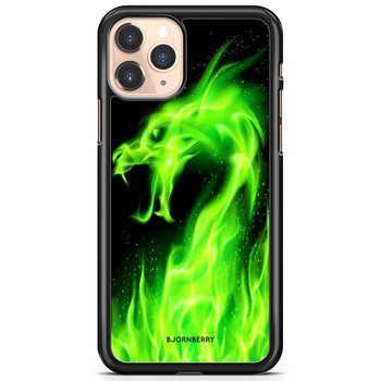 iPhone 11 Pro Case - Green Flames Dragon