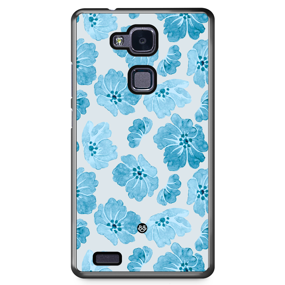 Huawei Honor 5X Case - WILD BLOOM - Blue Petals