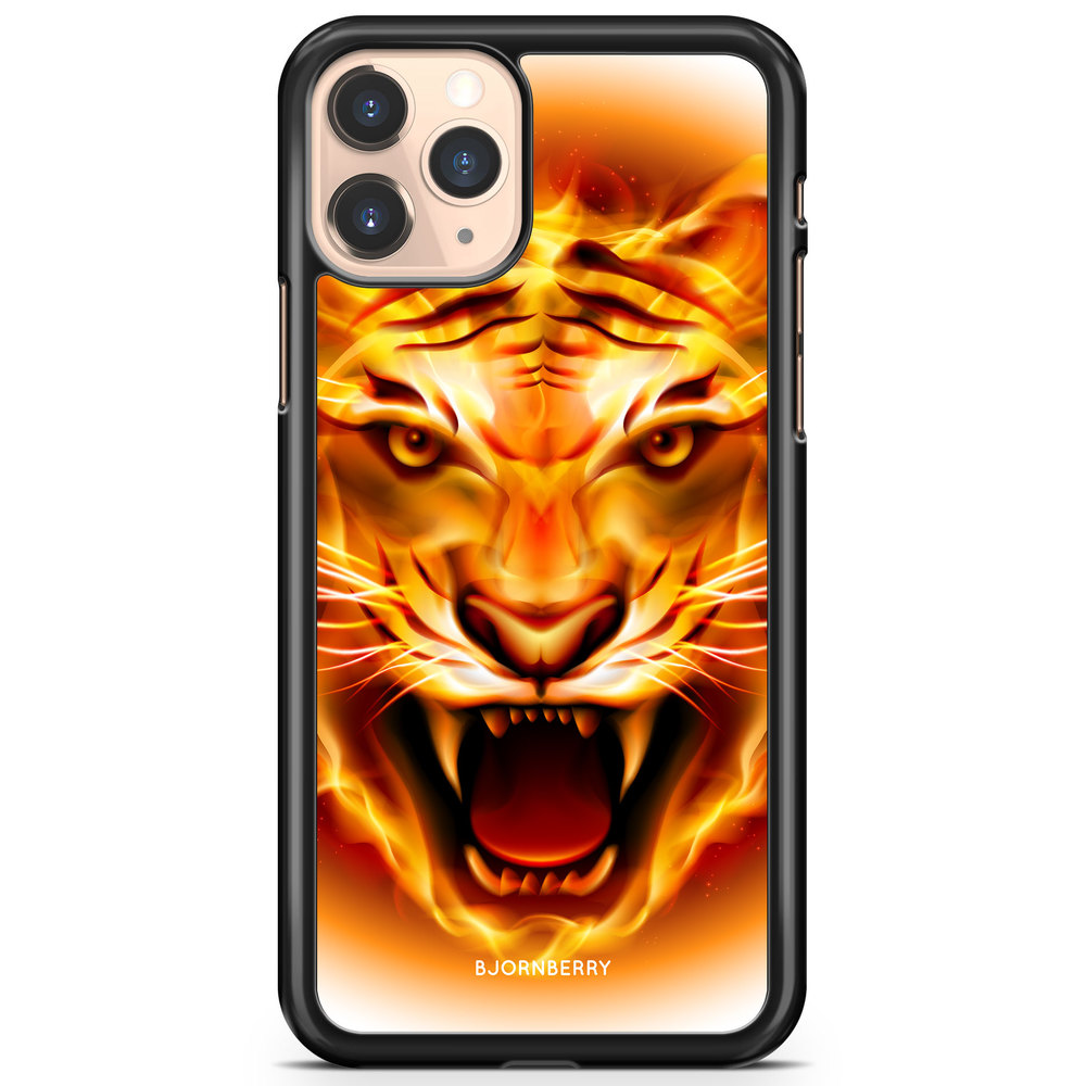 iPhone 11 Pro Case - Flames Tiger