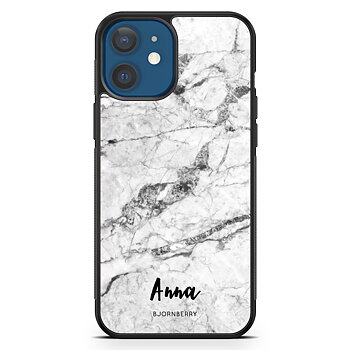 iPhone 12 Mini Custom Case - White Marble Name
