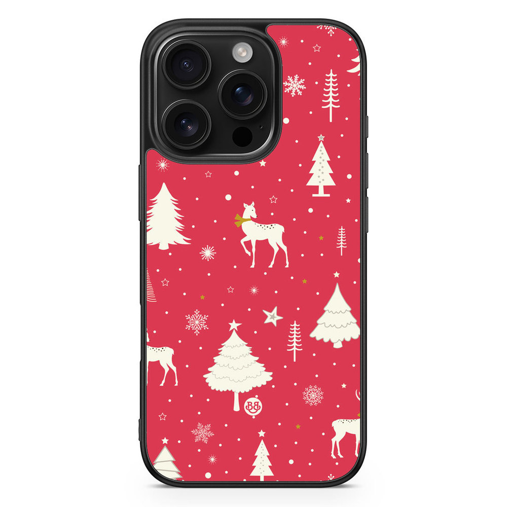 iPhone 16 Pro Case - Red Christmas