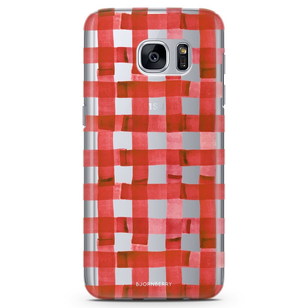 Samsung Galaxy S6 TPU Case - Red Stripes