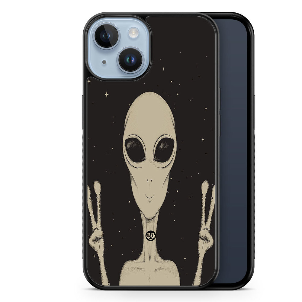 iPhone 14 Plus Case - Peace Alien