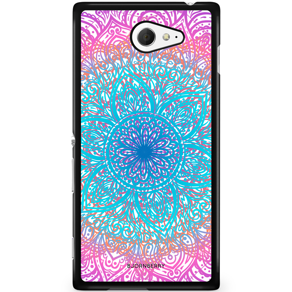 Sony Xperia M2 Aqua Case - Pastel Mandala