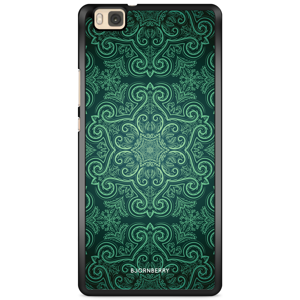 Huawei P8 Lite Case - Green Retro Pattern