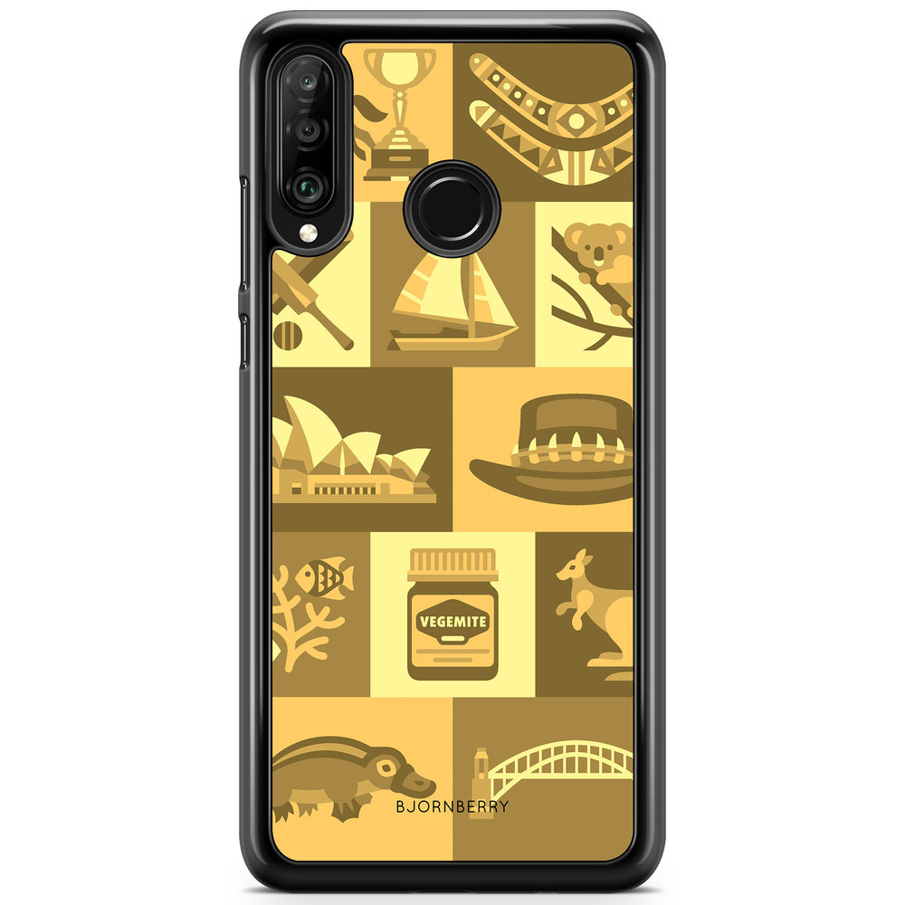Huawei P30 Lite Case - Australian Pattern