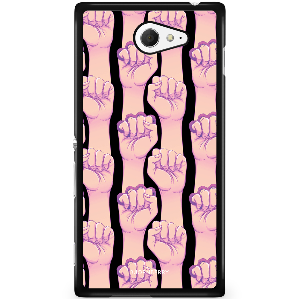 Sony Xperia M2 Aqua Case - Hand Pattern