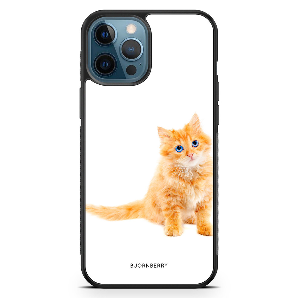 iPhone 12 Pro Case - Small Brown Cat