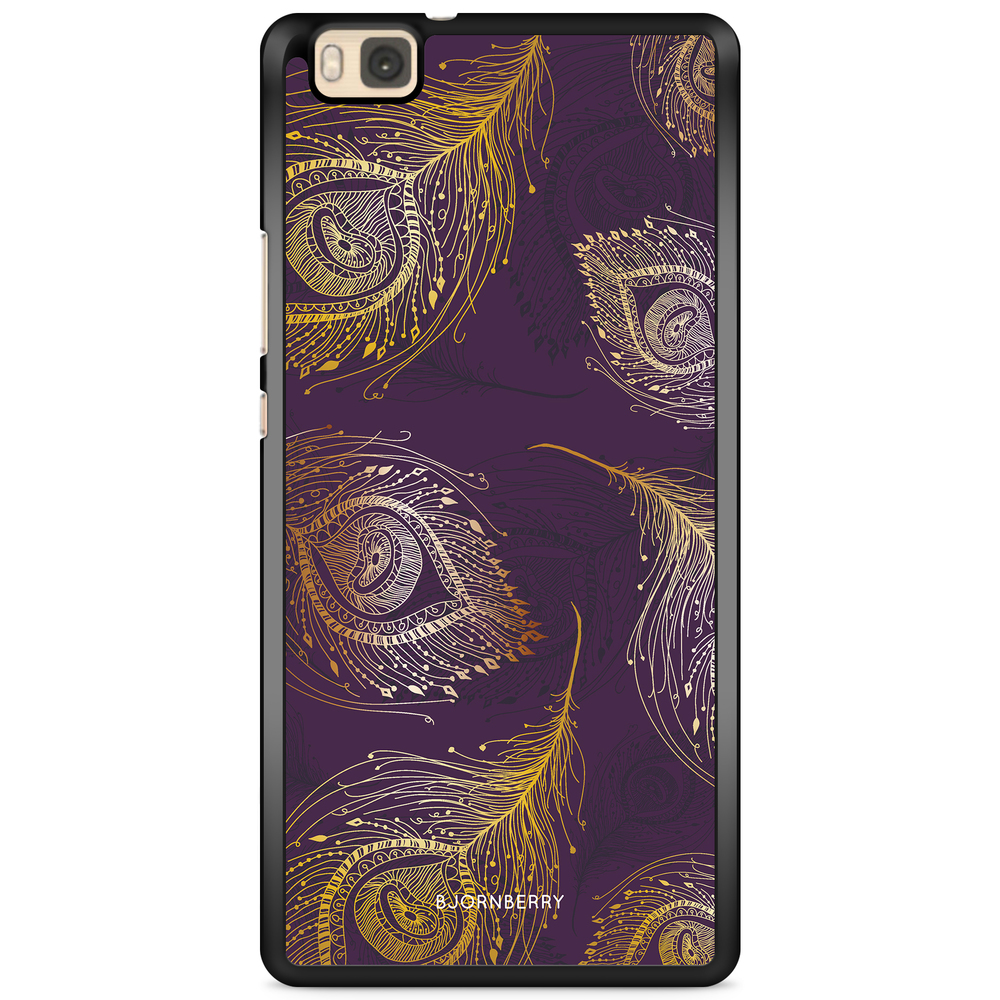 Huawei P8 Lite Case - Peacock Feathers