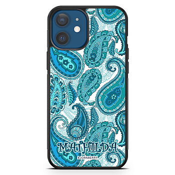 iPhone 12 Mini Custom Case - Paisley Name
