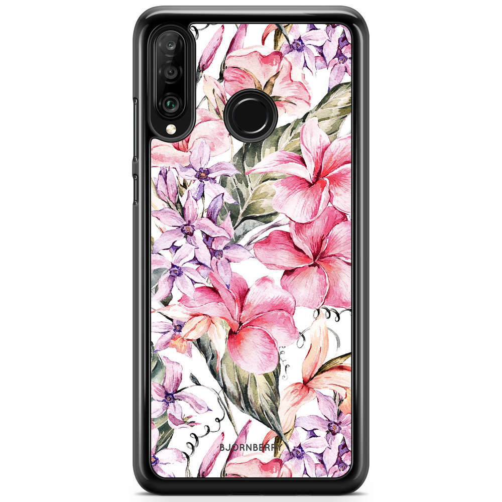 Huawei P30 Lite Case - Watercolor Flowers