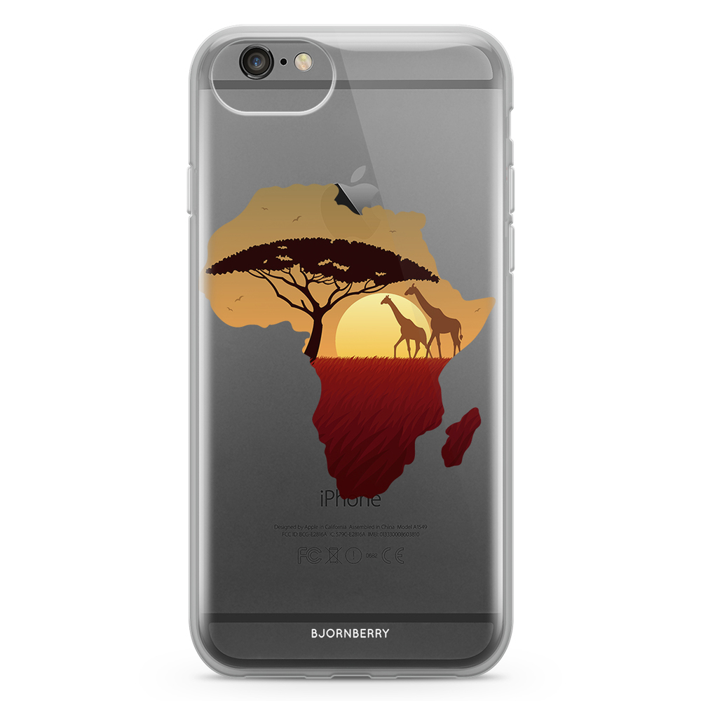 iPhone 6/6s Fashion Case - Africa Black