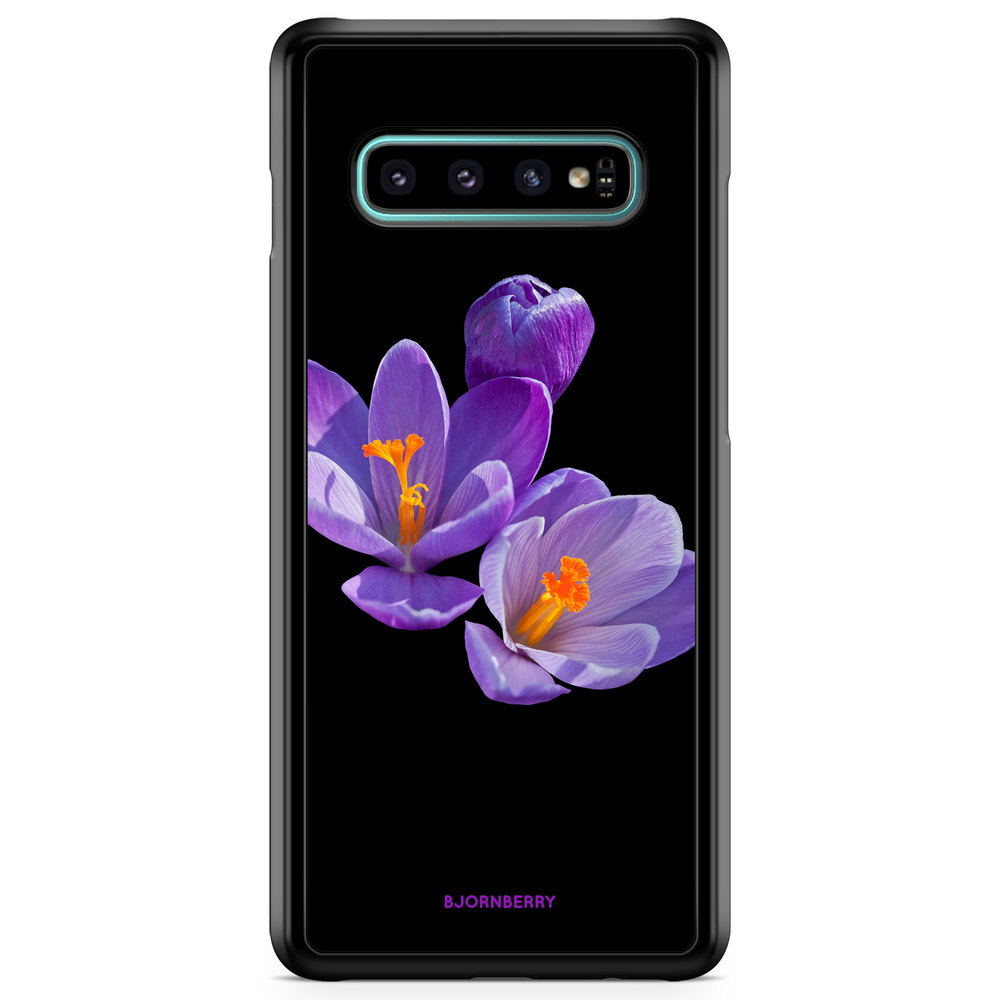 Samsung Galaxy S10 Case - Purple Flowers
