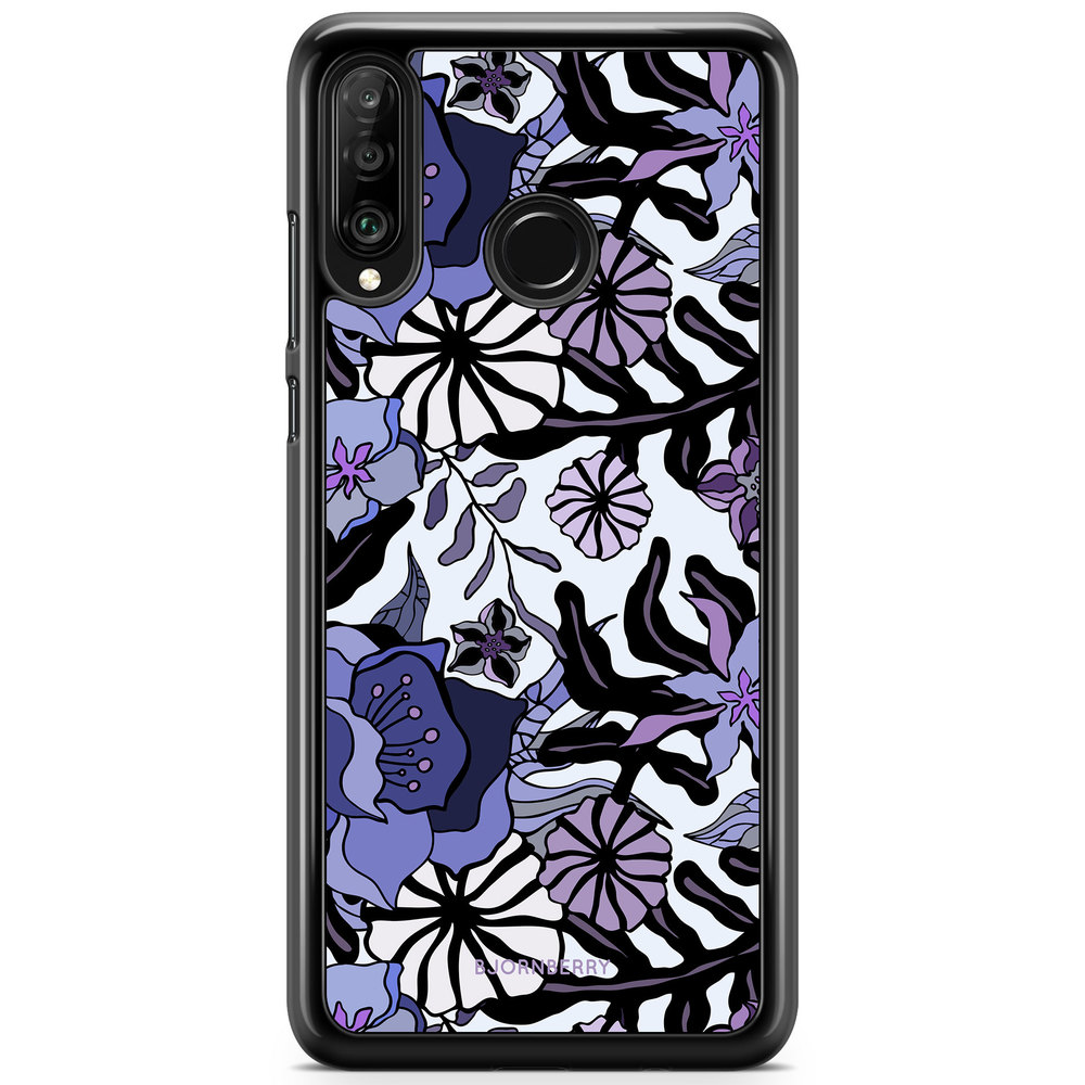 Huawei P30 Lite Case - Purple Flowers