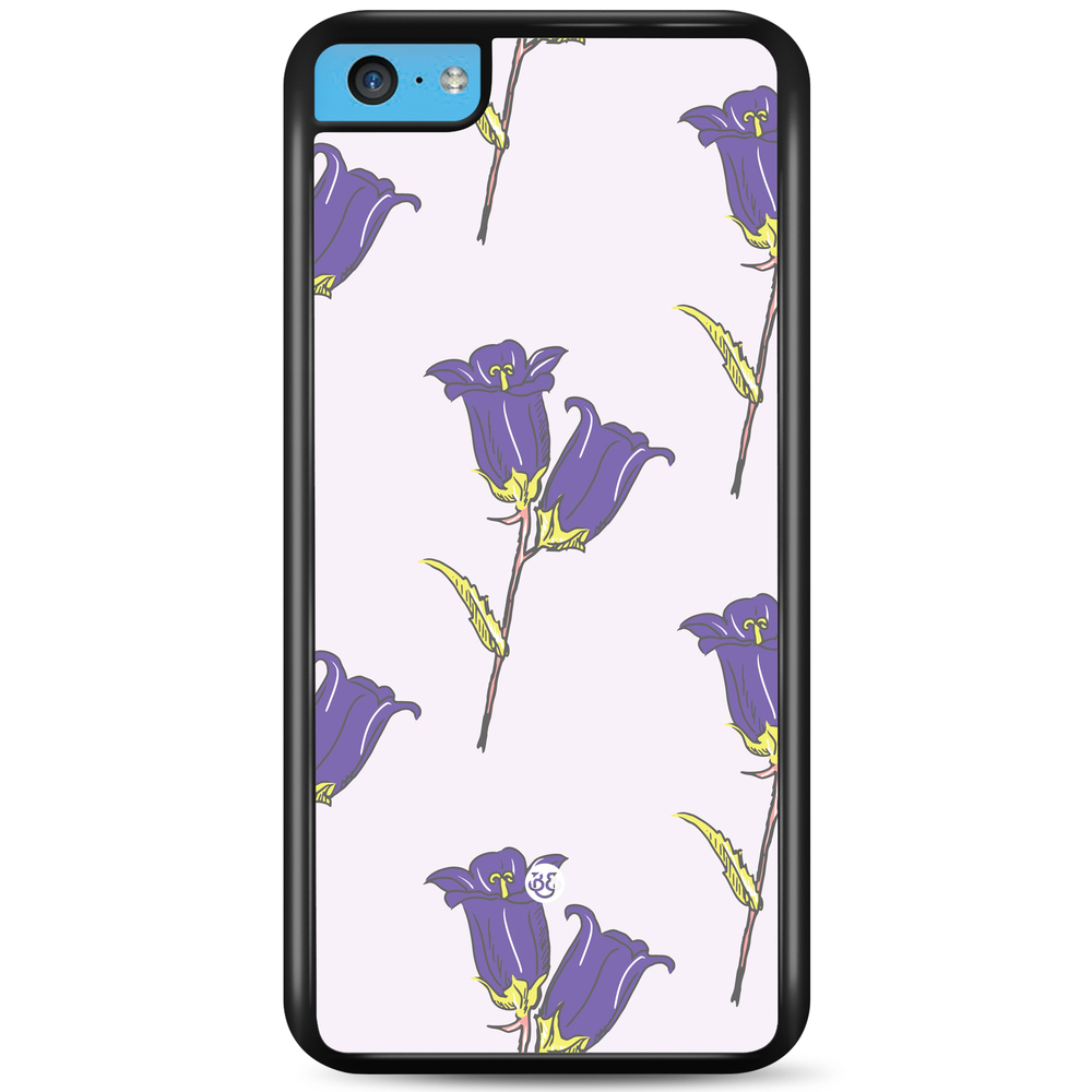 iPhone 5C Case - Wild Purple Flowers