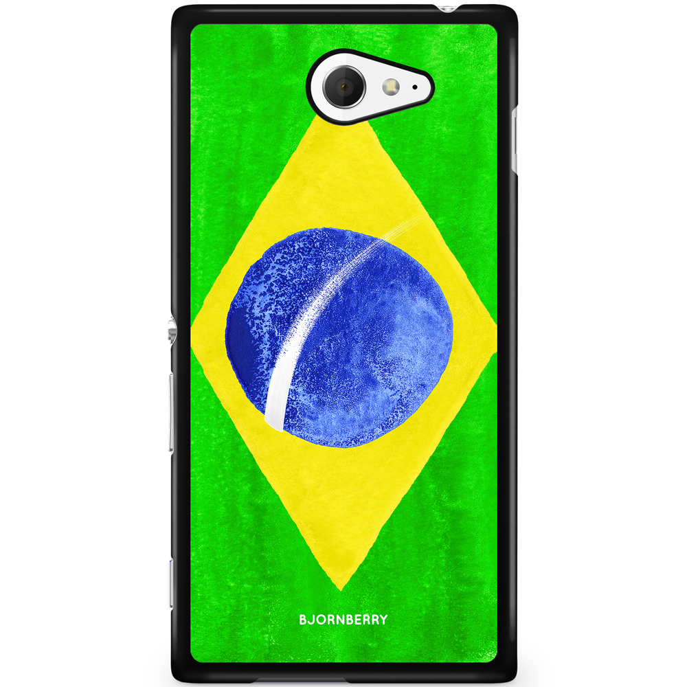 Sony Xperia M2 Aqua Case - Brazil Flag