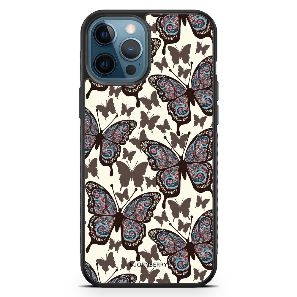 iPhone 12 Pro Case - Colorful Butterflies
