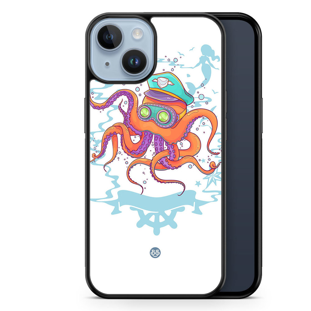 iPhone 14 Plus Case - Captain Octopus