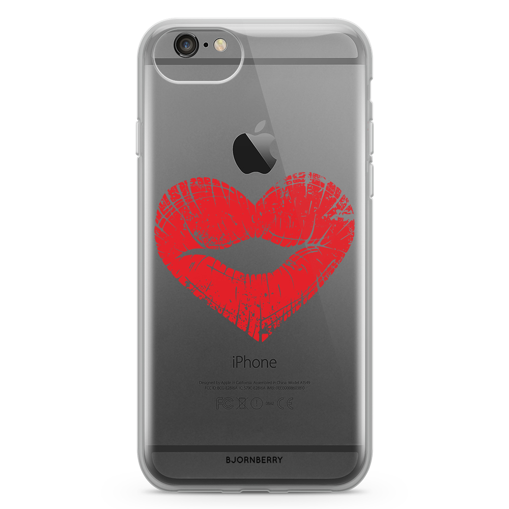 iPhone 6/6s Fashion Case - Heart Lips