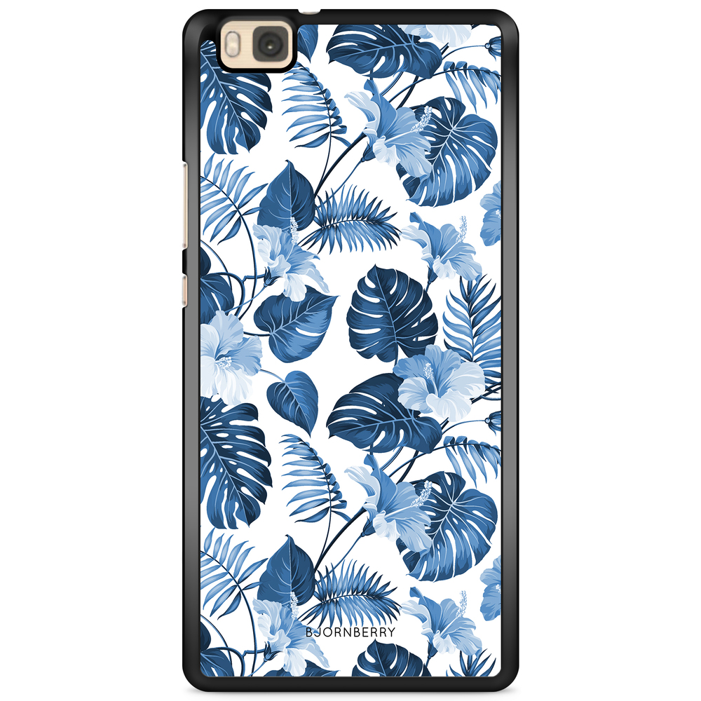 Huawei P8 Lite Case - Blue Flowers