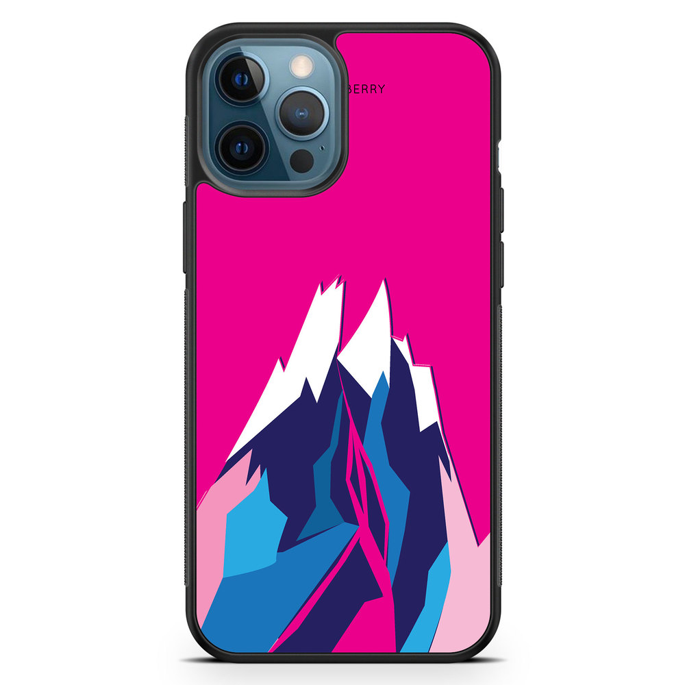 iPhone 12 Pro Case - Pink Mountain