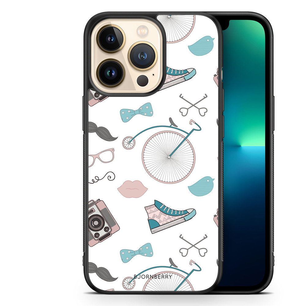 iPhone 13 Pro Case - Hipster Pattern