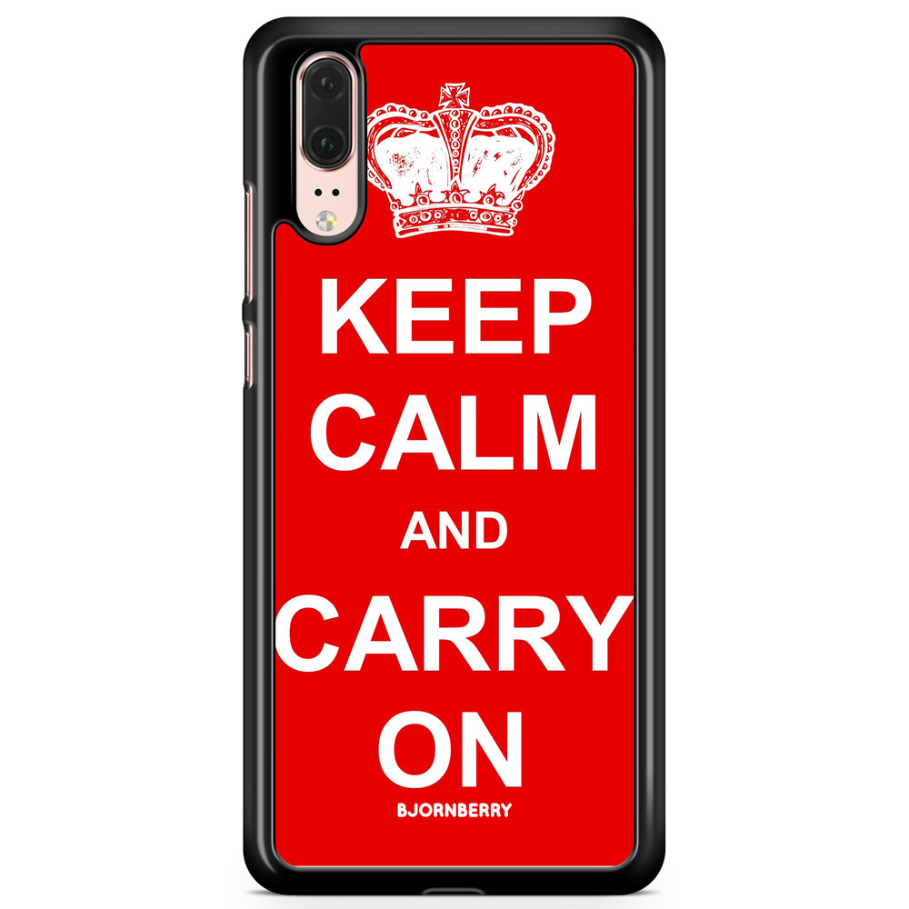 Huawei P20 Case - Keep calm carry on