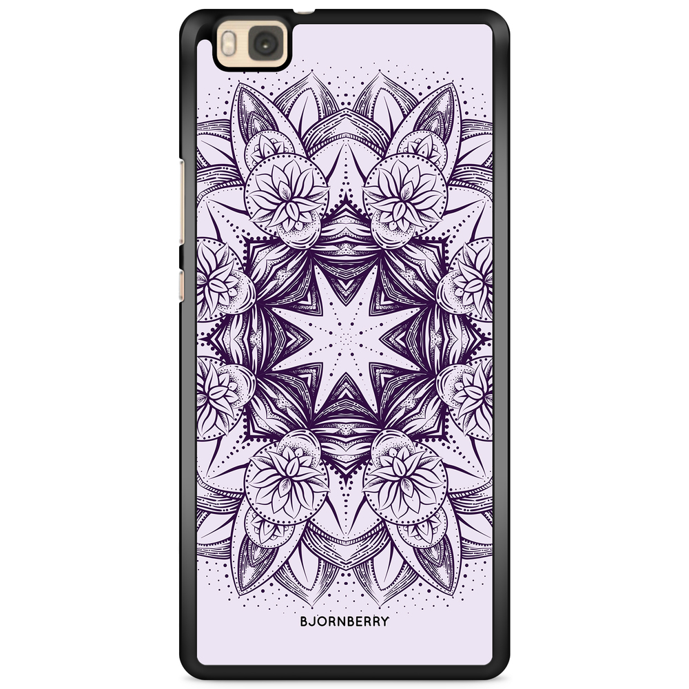 Huawei P8 Lite Case - Purple Mandala