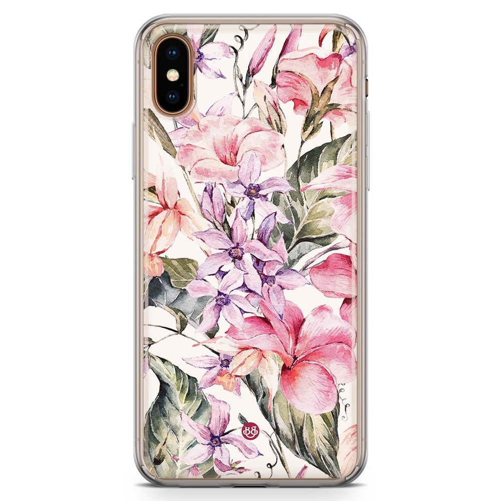 iPhone Xs Max Fashion Case - Watercolor Flowers