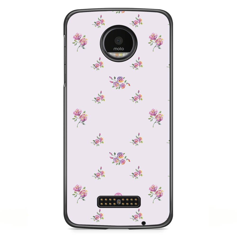 Motorola Moto Z Case - Shabby Roses