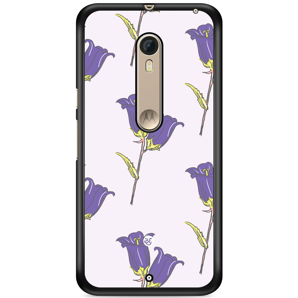 Moto X Style Case - Wild Purple Flowers
