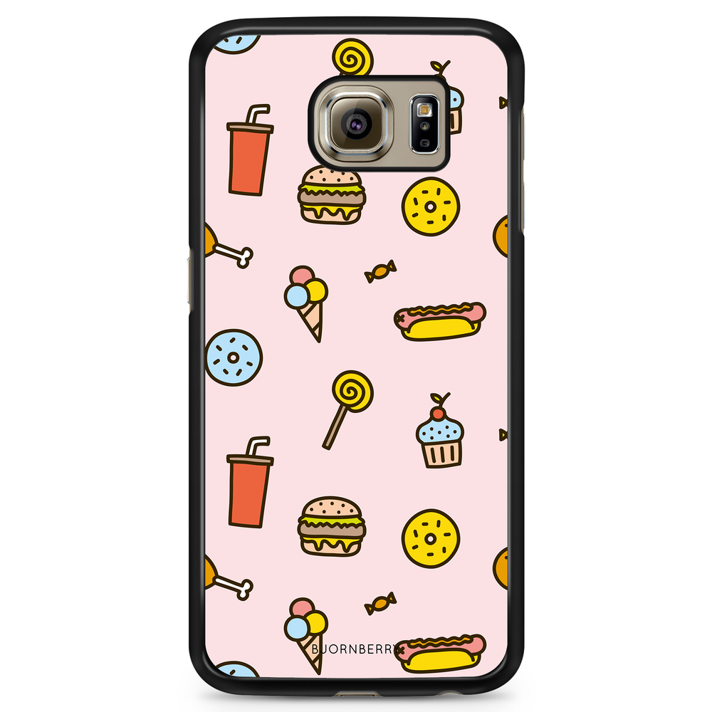 Samsung Galaxy S6 Case - Junk Food Pattern
