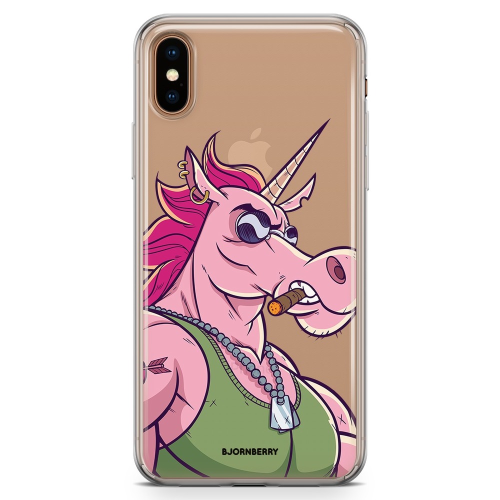 iPhone Xs Max Fashion Skal - Muskel Enhörning