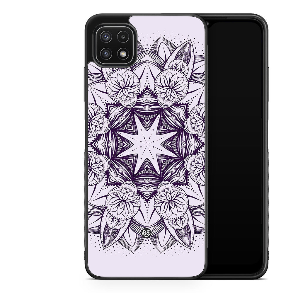 Samsung Galaxy A22 5G Case - Purple Mandala