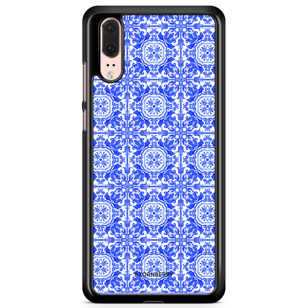 Huawei P20 Skal - Blått Kakel