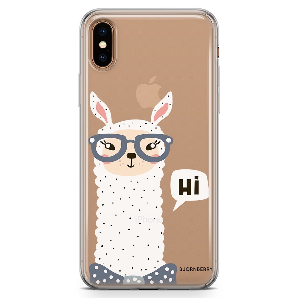 iPhone Xs Max Fashion Skal - Söt Lama