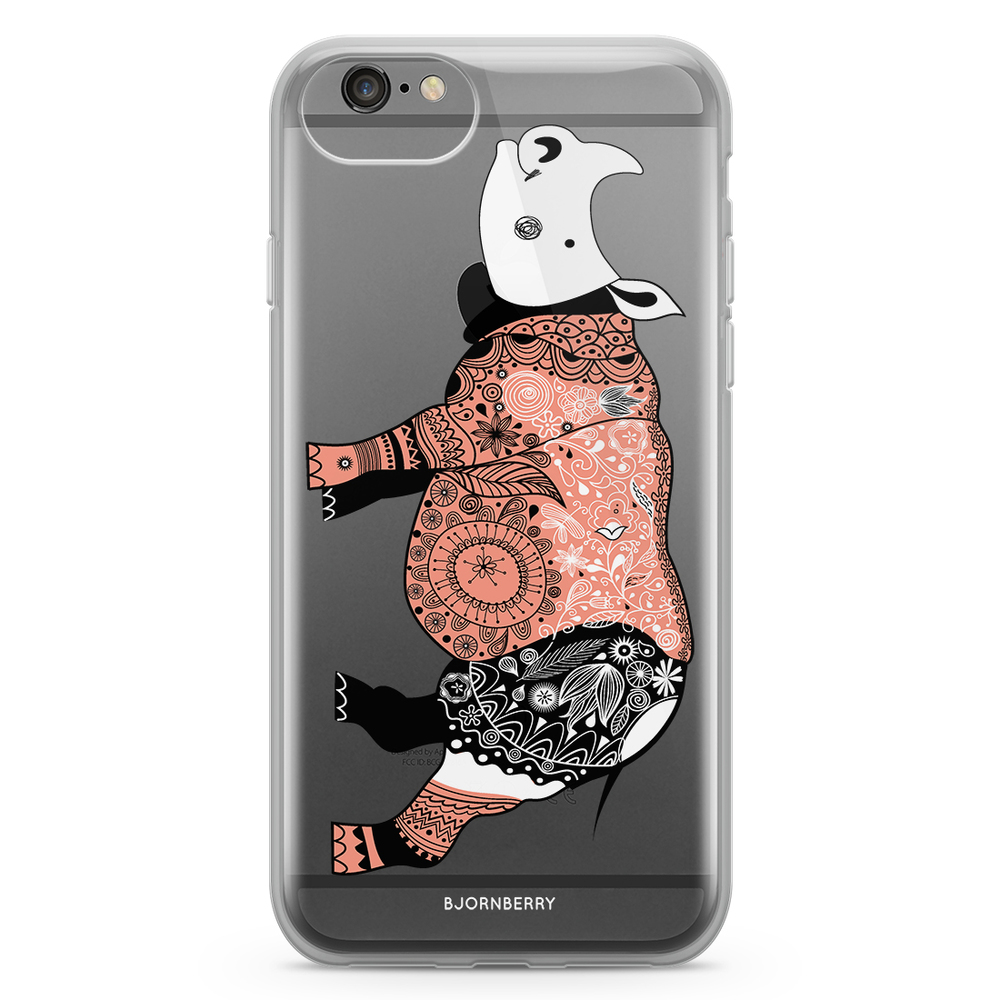 iPhone 6/6s Fashion Skal - Noshörning