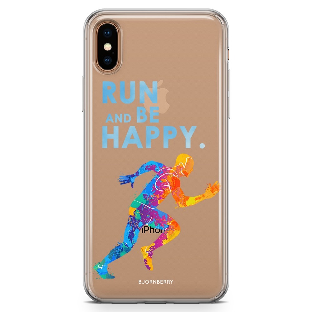 iPhone Xs Max Fashion Case - Run And Be Happy