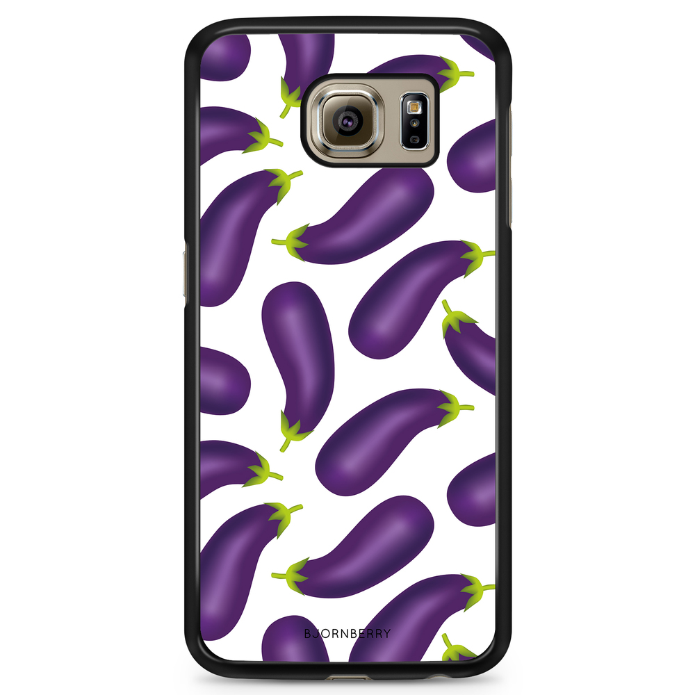 Samsung Galaxy S6 Case - Eggplant Pattern