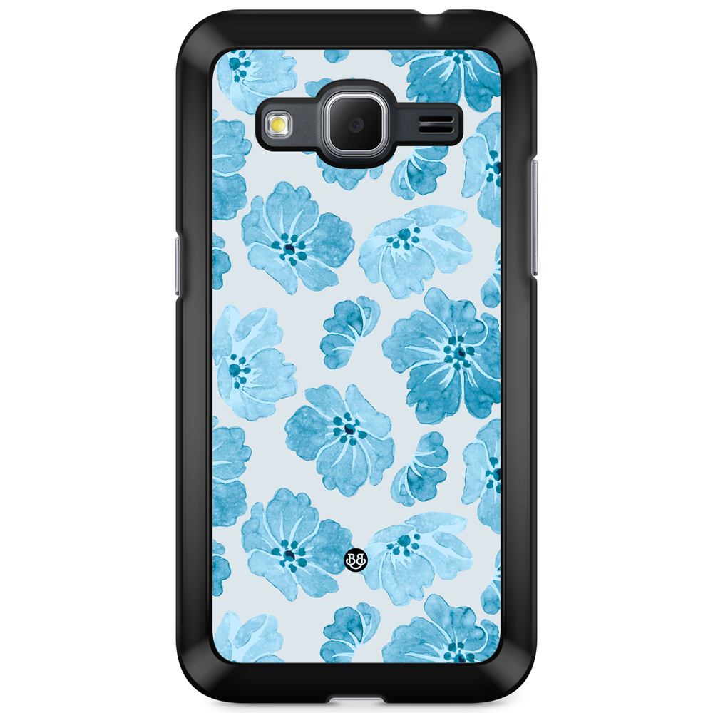 Samsung Galaxy Core Prime Case - WILD BLOOM - Blue Petals