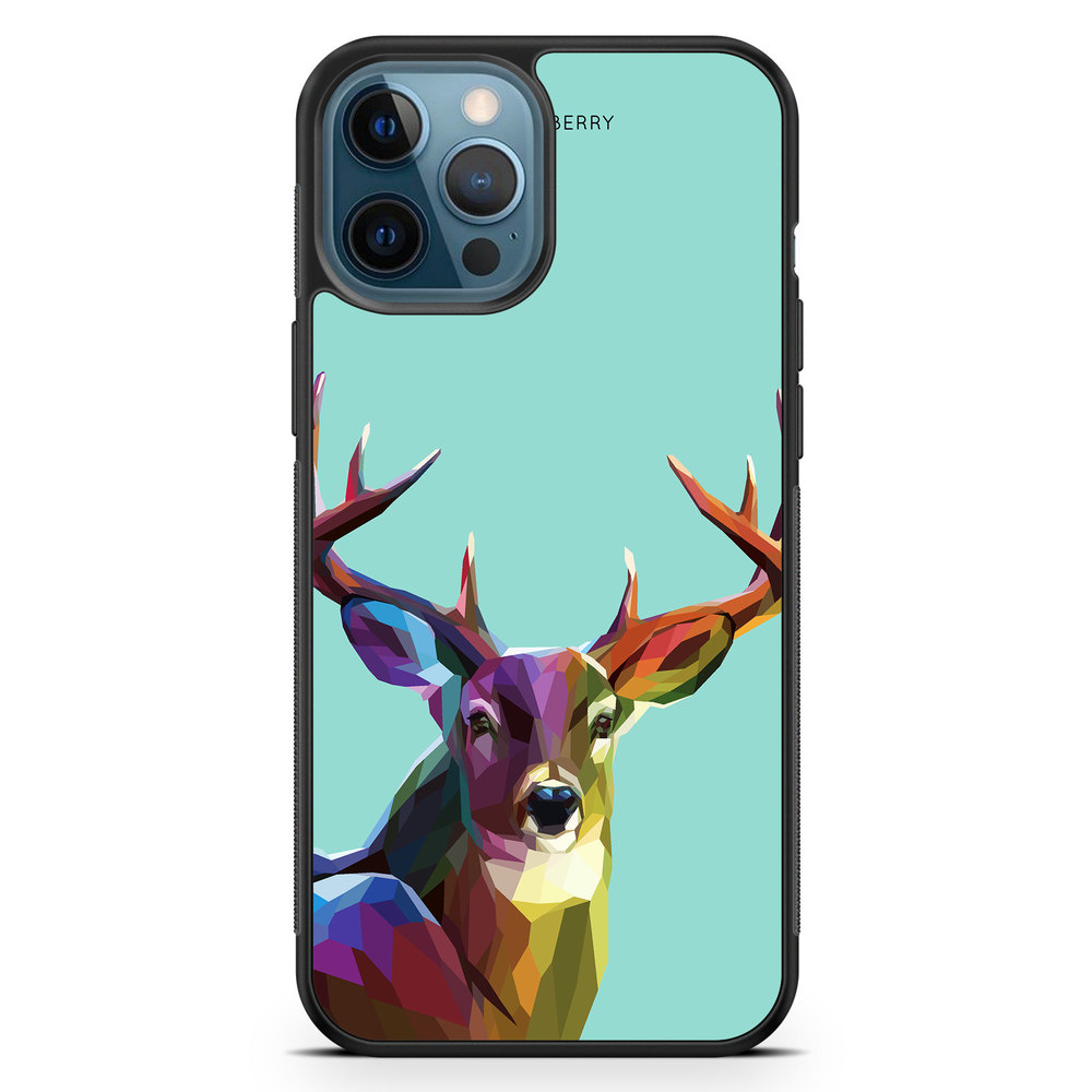 iPhone 12 Pro Case - Colorful Deer