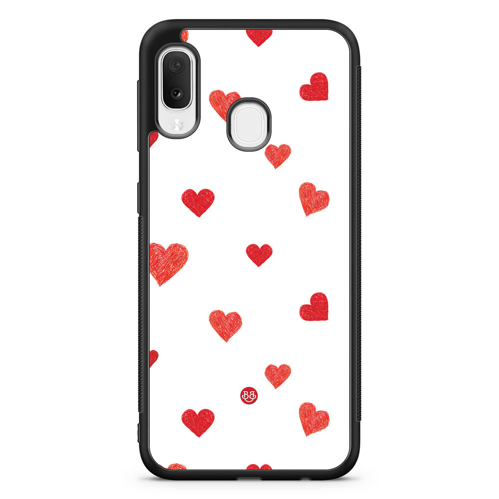 Samsung Galaxy A20e Case - Painted Heart
