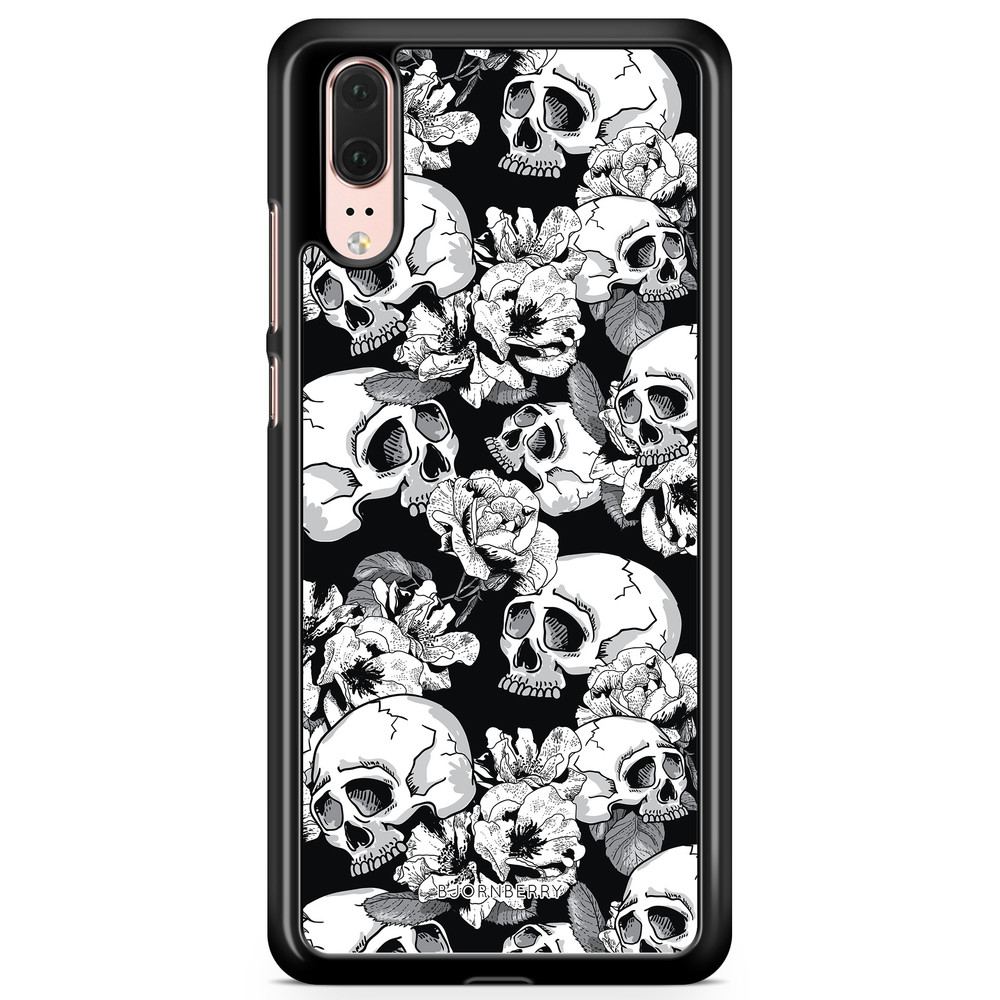 Huawei P20 Case - Skull & Roses