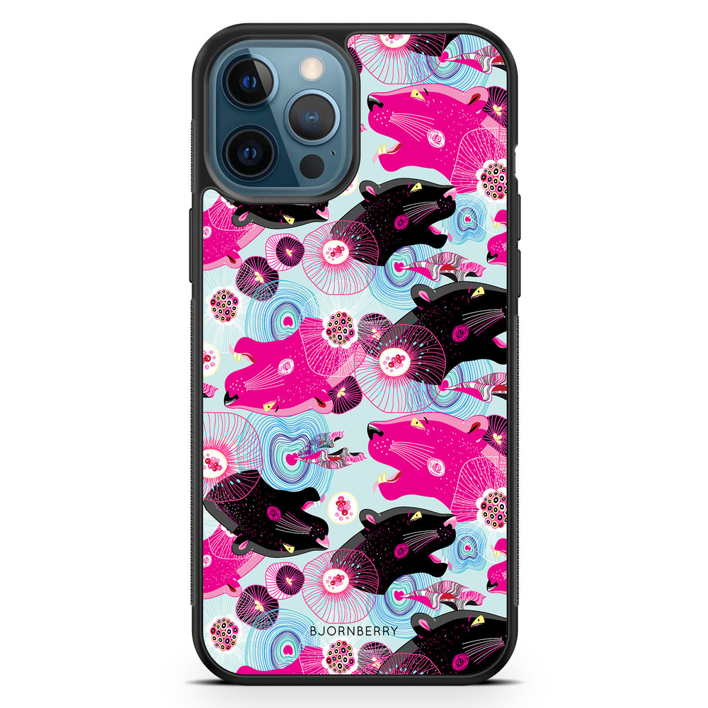 iPhone 12 Pro Case - Panther Pattern