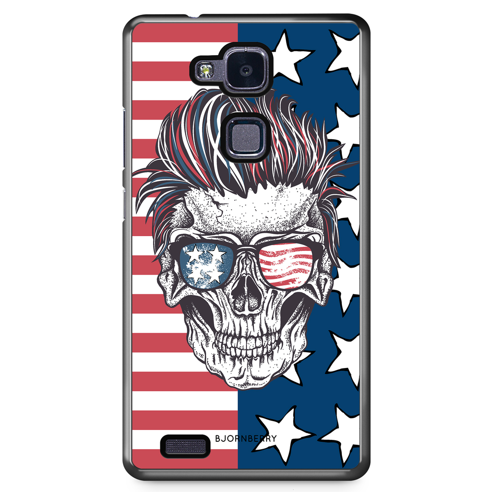 Huawei Honor 5X Case - USA Skull