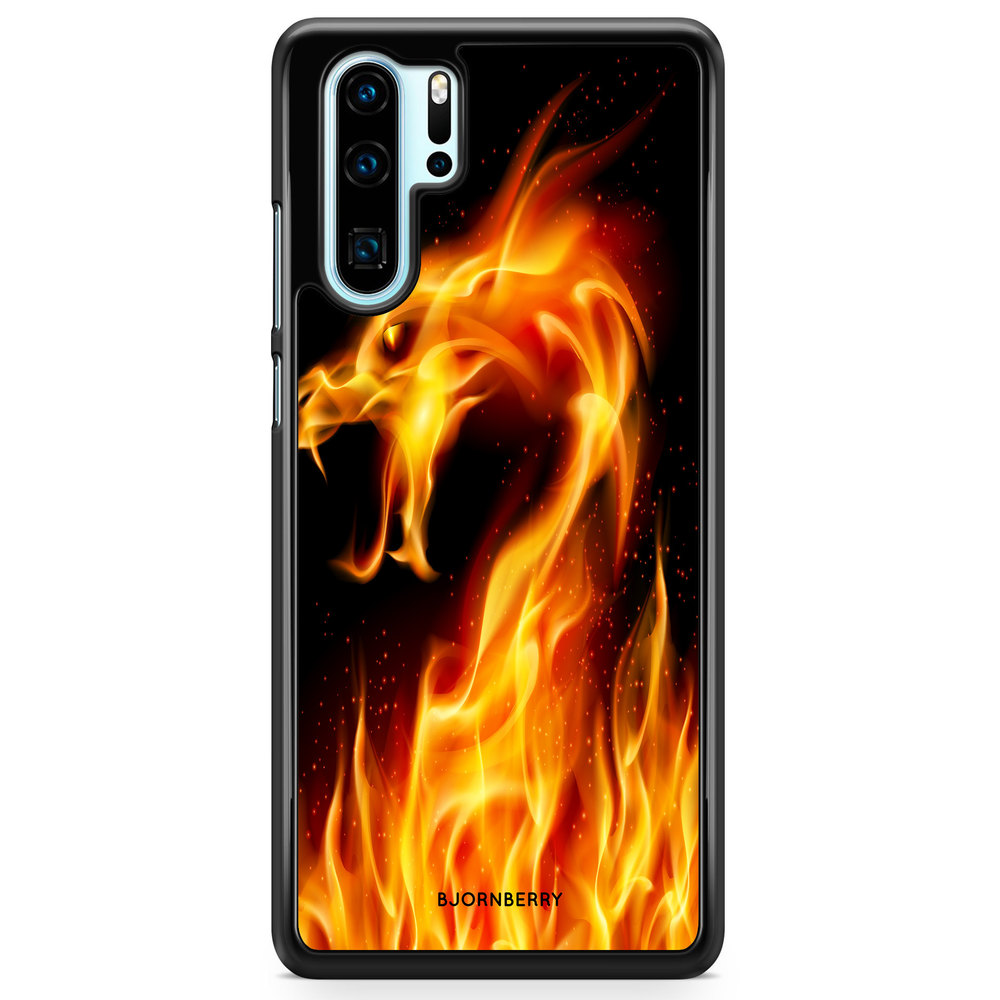 Huawei P30 Pro Case - Flames Dragon
