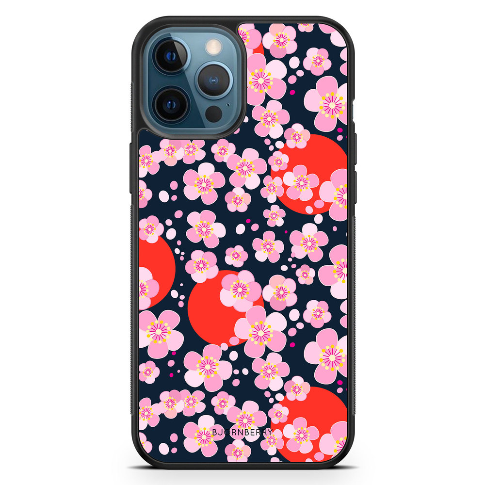 iPhone 12 Pro Case - Japanese Flowers
